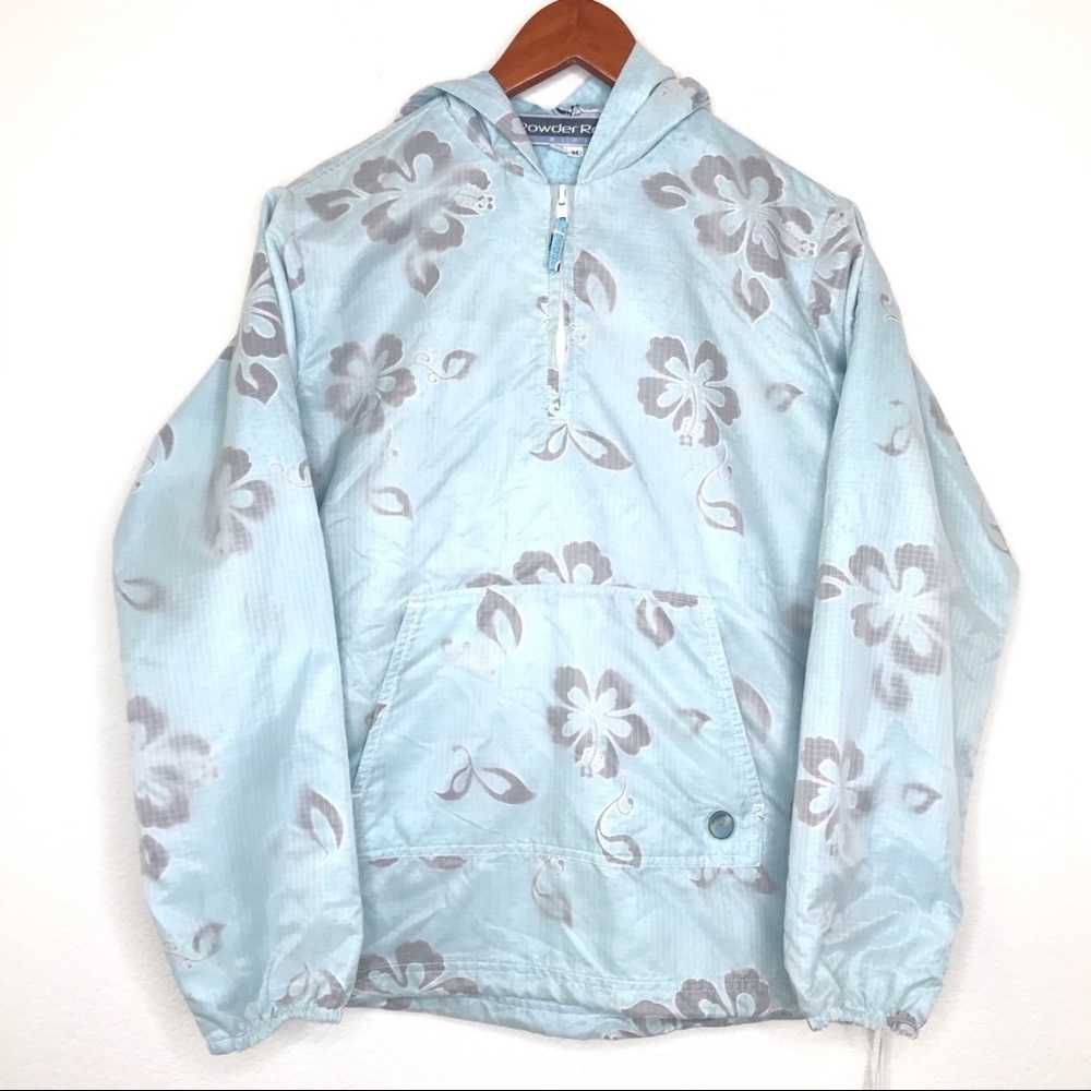 Ripzone Powder Room 1/4 zip nylon pullover medium